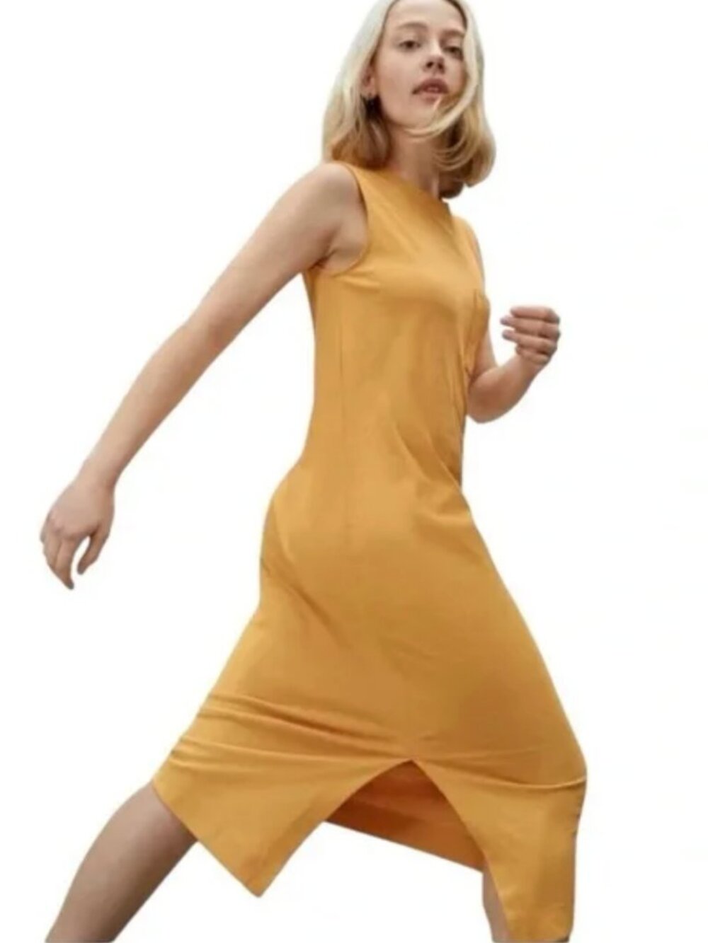 Everlane The Weekend Tank Pocket Midi Dress